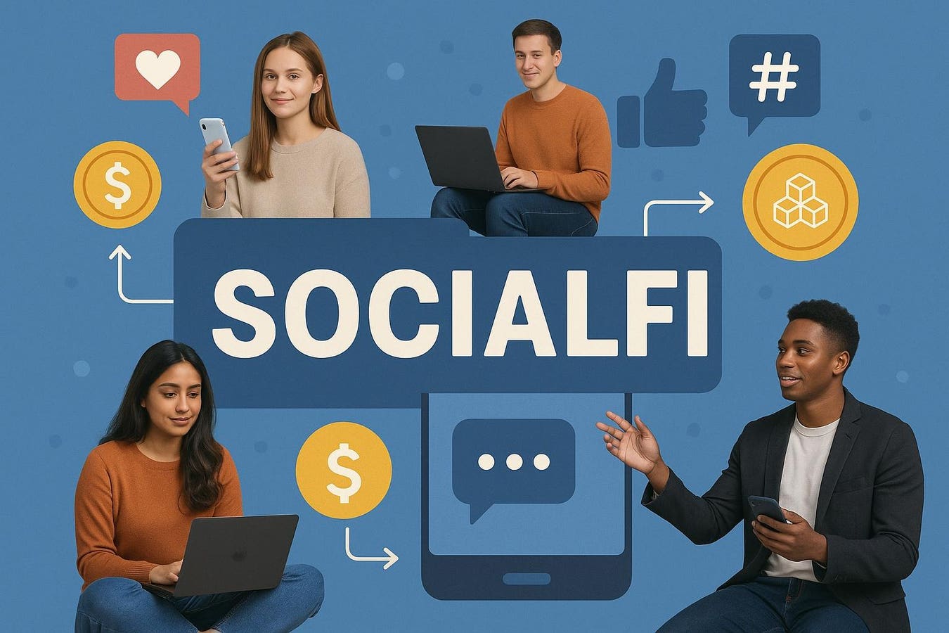 DeFi protocol integrating SocialFi reputation