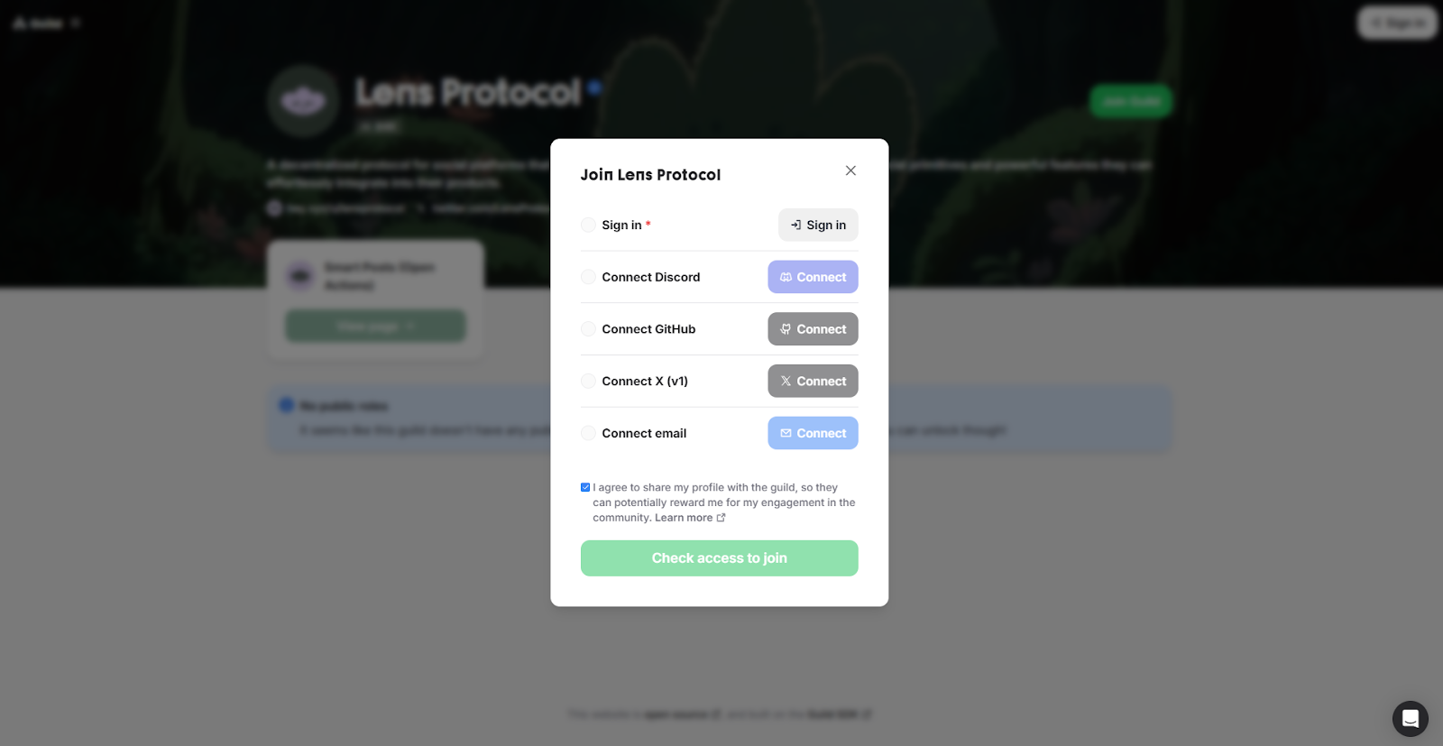 Lens Protocol Profile NFT screenshot