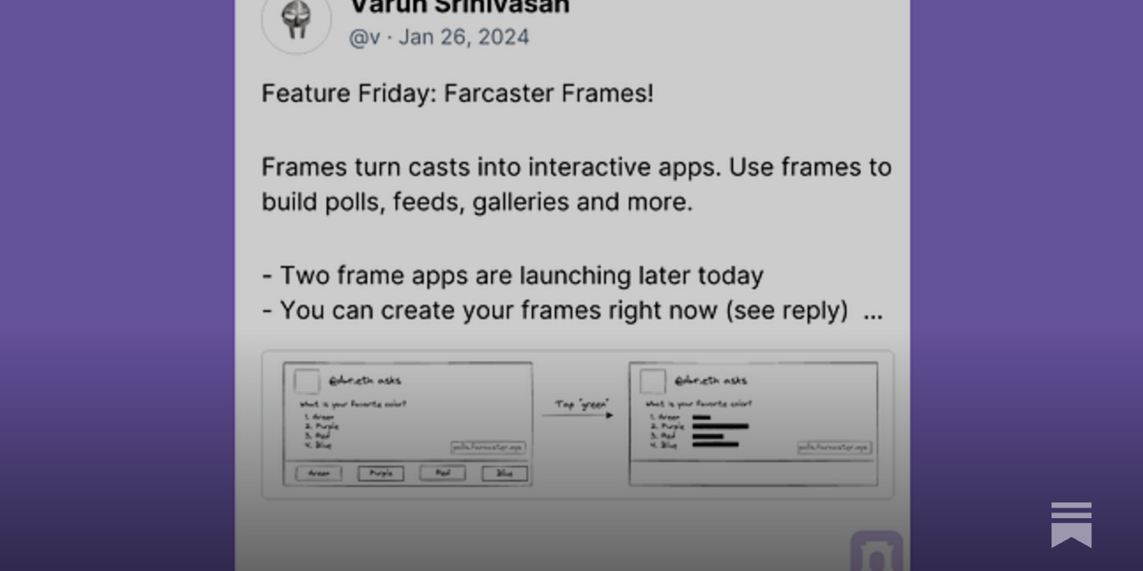 Farcaster referral claim frame example